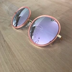 LOFT Round Metallic Sunglasses - Worn Once